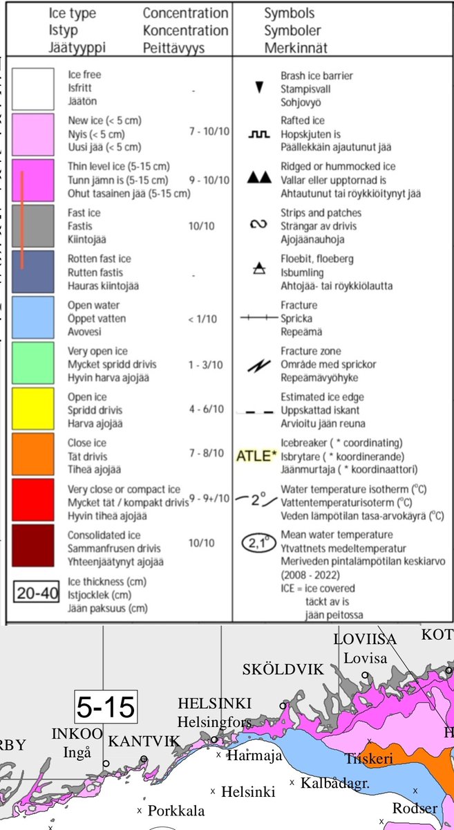 Etelärannikolla merijää heikkenee nyt nopeasti ja hukkumisriski kasvaa. Kun menet jäälle varustaudu aina vedenvaraan joutumiseen. Tuoreet jäätiedot löydä @meteorologit Jäätilanne sivuilta. 👇
ilmatieteenlaitos.fi/jaatilanne
#järkijäällä #viisaastivesillä