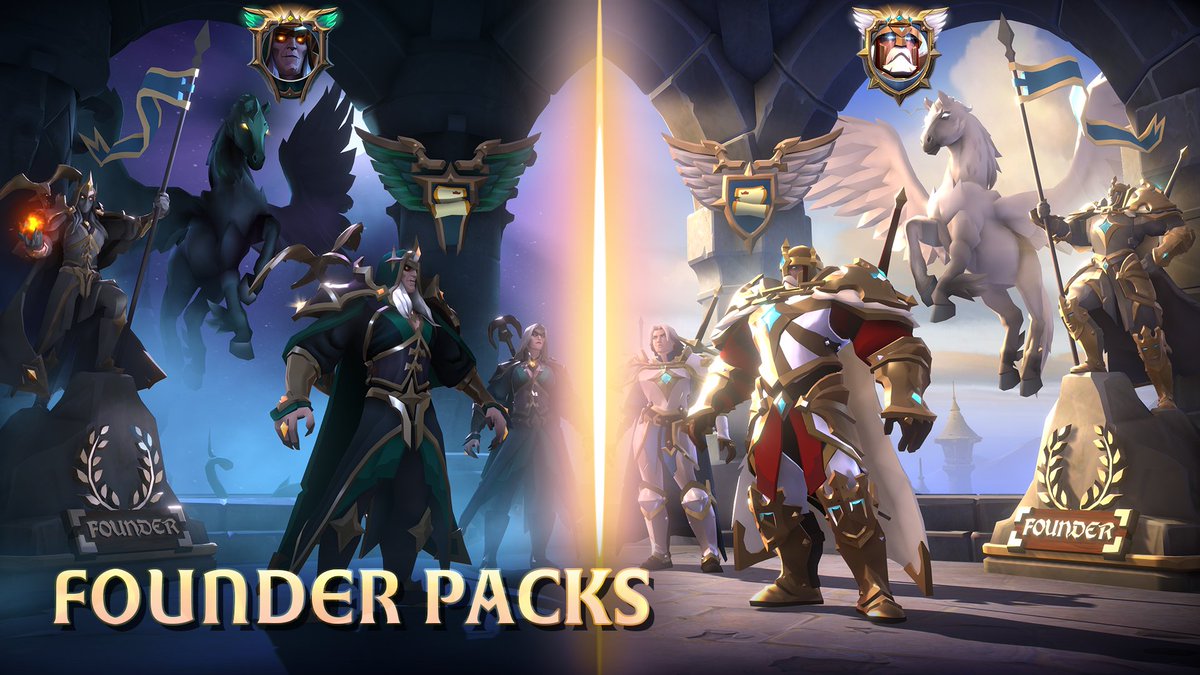 albiononline's tweet photo. A new server is on the horizon, and we're thrilled to provide our players (you!) with a heads-up on reserving your name's legacy. 
Next week, Founder Packs will be up for grabs, so you can secure your name for Europe!
Learn how: 
https://t.co/jR5WR9kKY3

#AlbionOnline #AOEurope https://t.co/qGDXGKwpwl