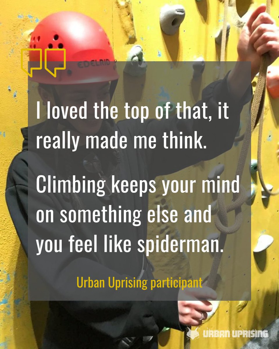 This is what a couple of the young people from @GCCprincestrust had to say about the Climb programme they did at @@GlasgowClimbing 🕸️🦸‍♀️🤩 It's fantastic to hear that climbing lifted them up and was beneficial for their mental health 🧡