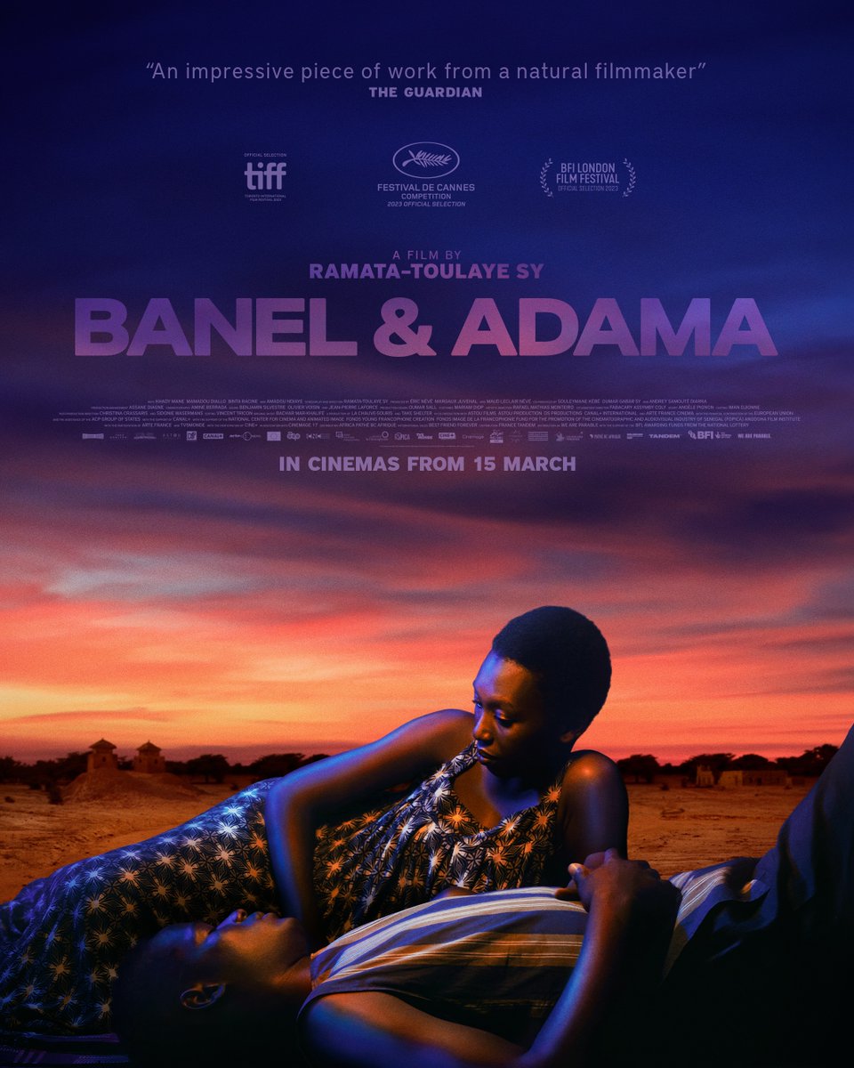 BANEL & ADAMA is coming to Bristol from 15 March! 
Fall in love with French-Senegalese filmmaker Ramata-Toulaye Sy’s breathtaking, lyrical tale of fated lovers as they quest to carve a life for themselves.
📷: weareparable.com/banel-and-adama
#BanelAndAdama