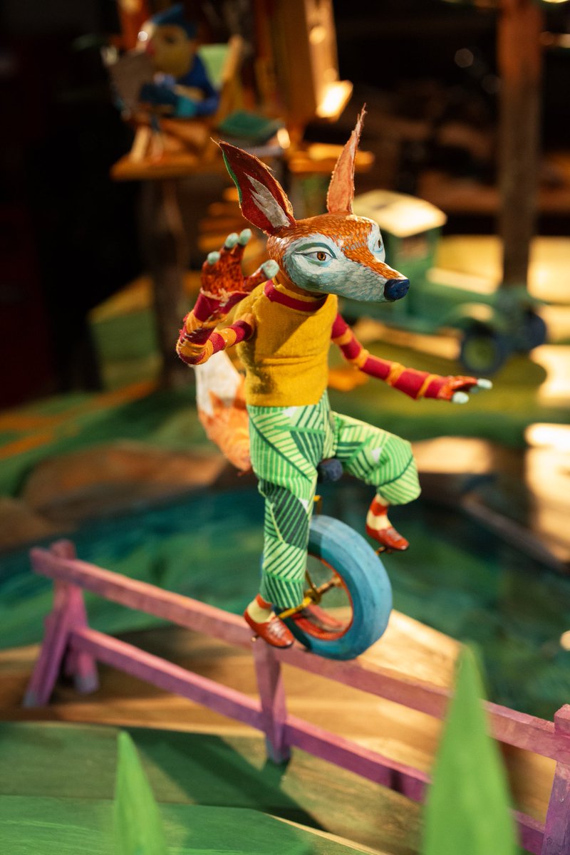 rednosestudio's tweet image. Preferring the singular simplicity of a unicycle, Tipsy tends to lean toward action before thought, teetering between danger and exhilaration. Tipsy is one of the characters in &quot;Over, Under and Beyond” permanently on display at @HancockLibrary here in Greenfield, Indiana.