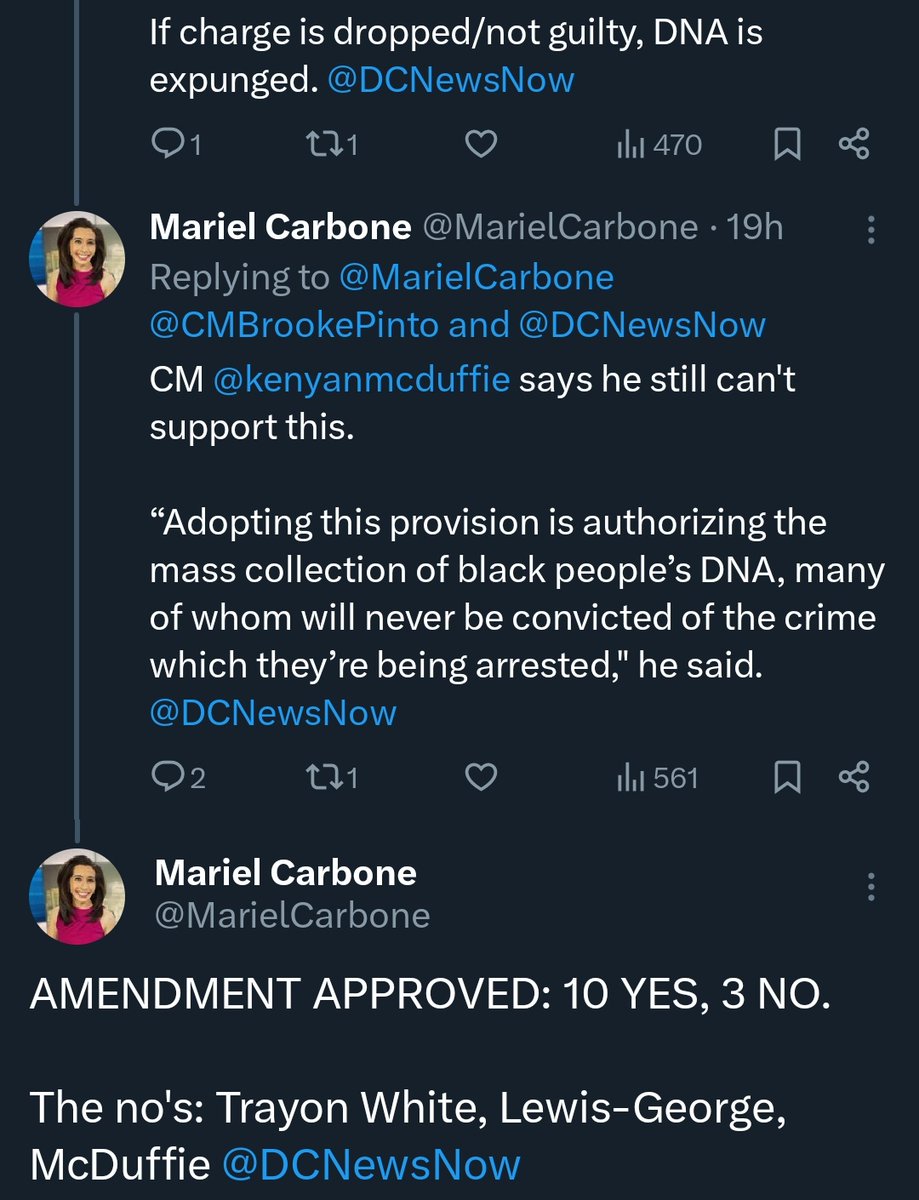 PatriciaEguino's tweet image. Guess who voted for DNA collection not once but twice? And the first time she voted for DNA collection upon ARREST?

My political opponent and current Independent incumbent on the DC council did. She&apos;s also voted for the creation of drug-free zones.

#DCision24 #SecureDC