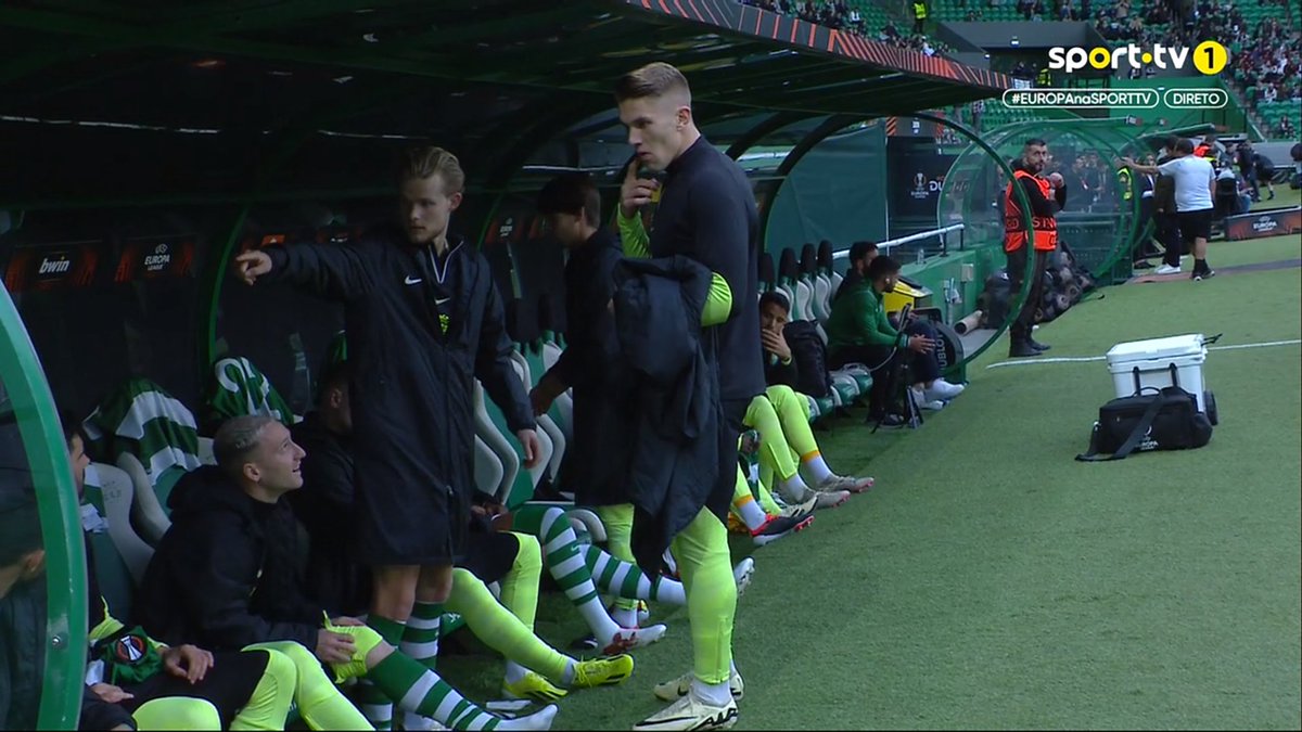 O Gyokeres tá tipo "Mas que sítio é este"