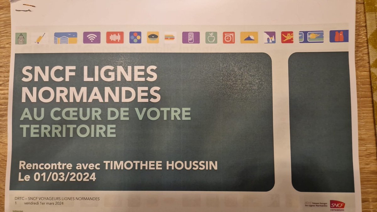 T_Houssin's tweet image. 🚄 Échange avec le directeur des lignes normandes de la #SNCF autour du réseau ferroviaire dans notre circonscription. 

🚉 Nous avons pu aborder la fermeture des guichets de #Gaillon, #Vernon et #Gisors, le maintien des lignes rurales, et les solutions pouvant être mises en