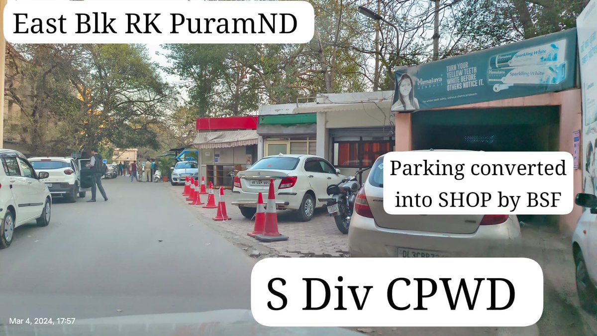 SUNSAN76's tweet photo. #EastBlkRKPuramND में
तुरंत हस्तक्षेप करें
अधिकारियों के लिए अधिकृत #CPWD पार्किंग में
1. दुकान
2. कार्यालय
3. #NDRF किचन
तुरंत बंद हो
क्योंकि मजबूर होकर अधिकारियों को गाड़ियां #CPWDPARK में खड़ी करनी पड़ रही हैं
@PMOIndia
@HardeepSPuri
#DGCPWD
#DGssb
@mygovindia
@DrGargava https://t.co/nkfrfsr8vX