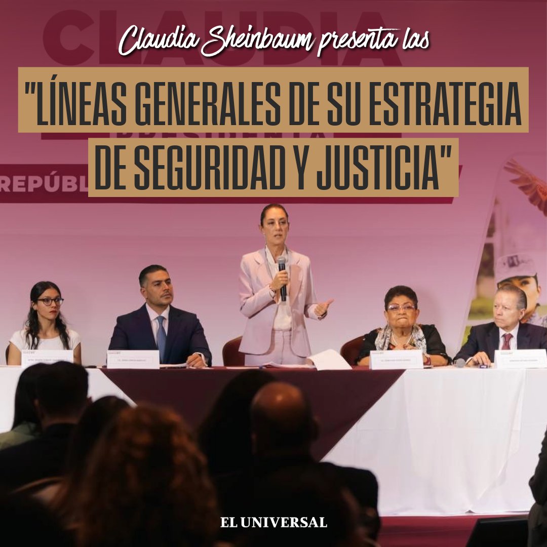 Claudia Sheinbaum tiene una estrategia de seguridad que sabemos que da resultados. Ella quiere construir la paz en todo México. #SeguridadConClaudia