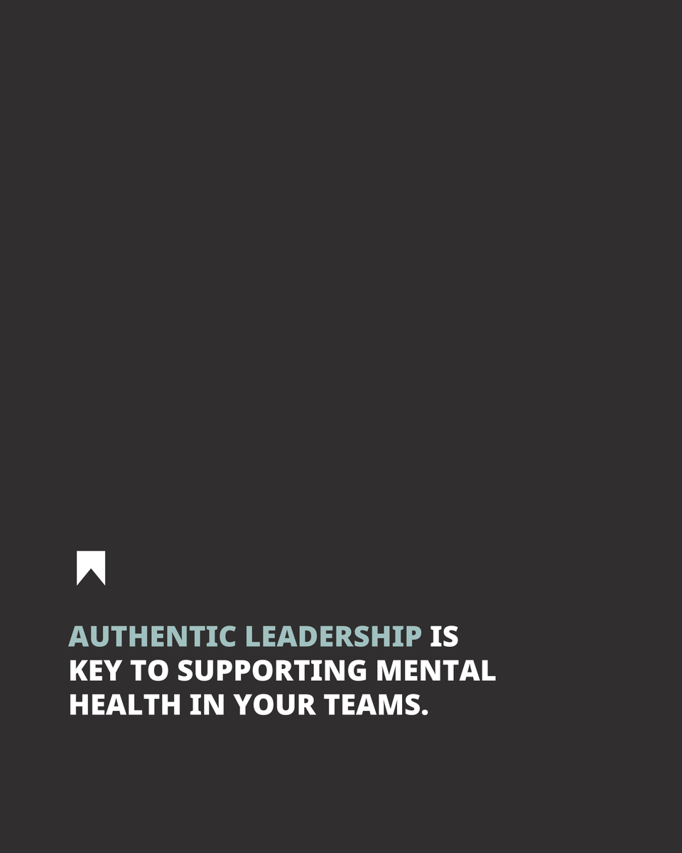 Does your leadership style reflect authenticity? Your commitment to authenticity sets the tone for the entire team and cultivates a culture of trust and openness. When you openly share your experiences and prioritize mental well-being, you're setting a powerful example.