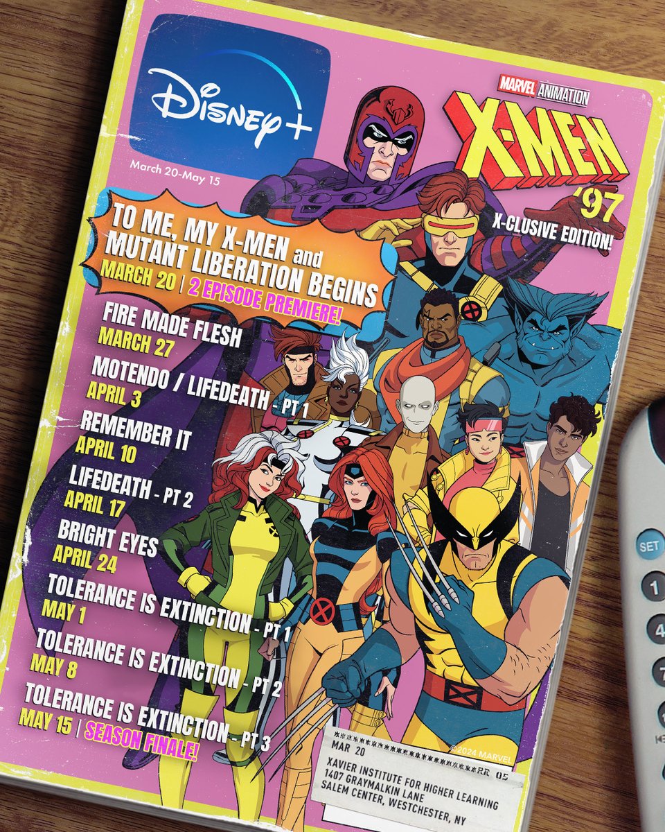 In two weeks, tune in to the two episode premiere of Marvel Animation's #XMen97, only on <a href="/DisneyPlus/">Disney+</a>.