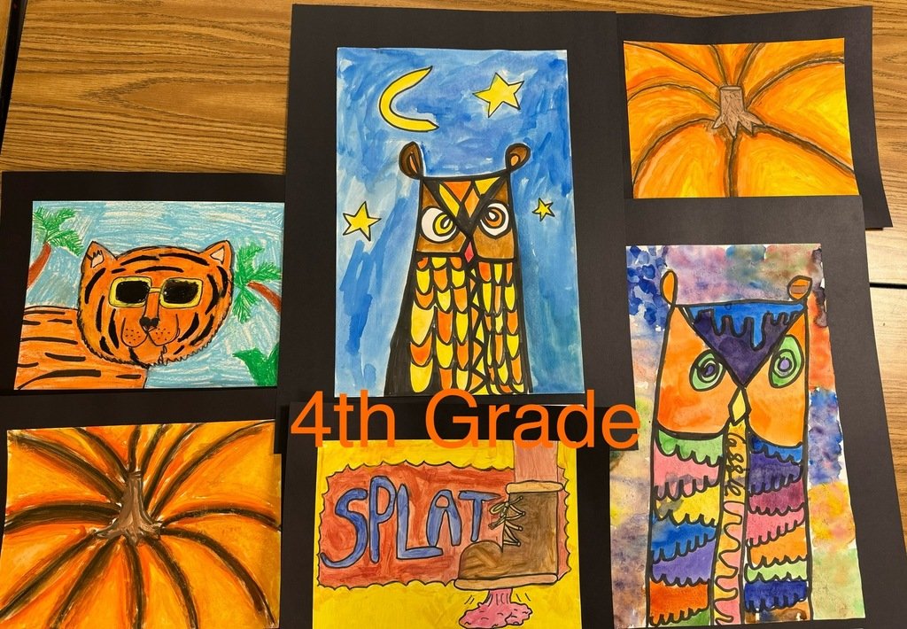 Our awesome artists have been hard at work this year in Mrs. Smoot’s art room! The CCPS Art Show is this weekend, and some of our tigers’ work will be on display at Germanna Community College. Here is a sneak peek of some pieces by our very own Pearl Sample artists!