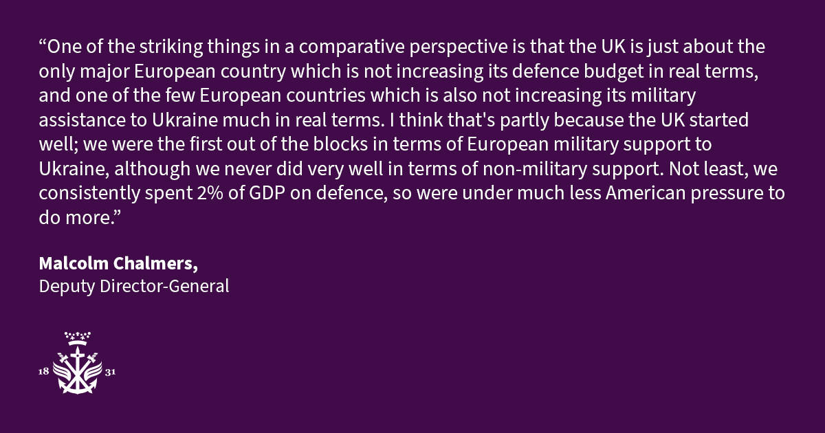 Following today's #Budget2024, below RUSI's @MChalmers_RUSI provides his analysis on what was announced by Chancellor Jeremy Hunt. Make sure to stay tuned as tomorrow we will be releasing a #RUSIReflects with more analysis from Malcolm.