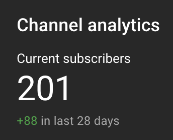 TheJSGameDev's tweet image. Not too long ago I surpassed 200 followers here. Now the same happened on YouTube with the #gamedev channel.
Super happy about this 😁
