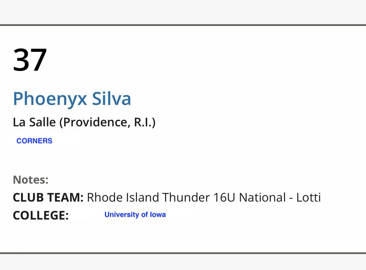 Thank you, @SoftbalAmerica for the national 🇺🇸top 50 ranking. Looking forward to a great upcoming junior season!! 💪