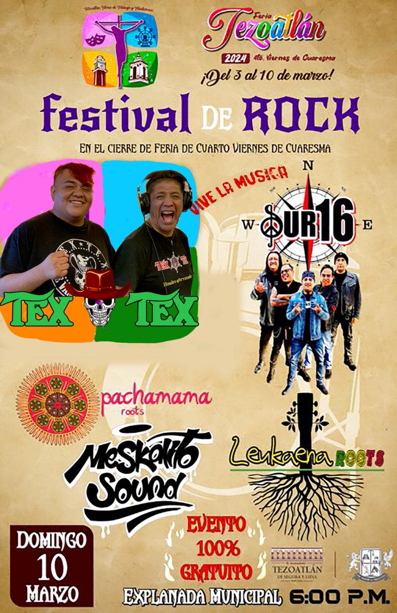 Nos vemos este domingo en Tezoatlán, Oaxaca