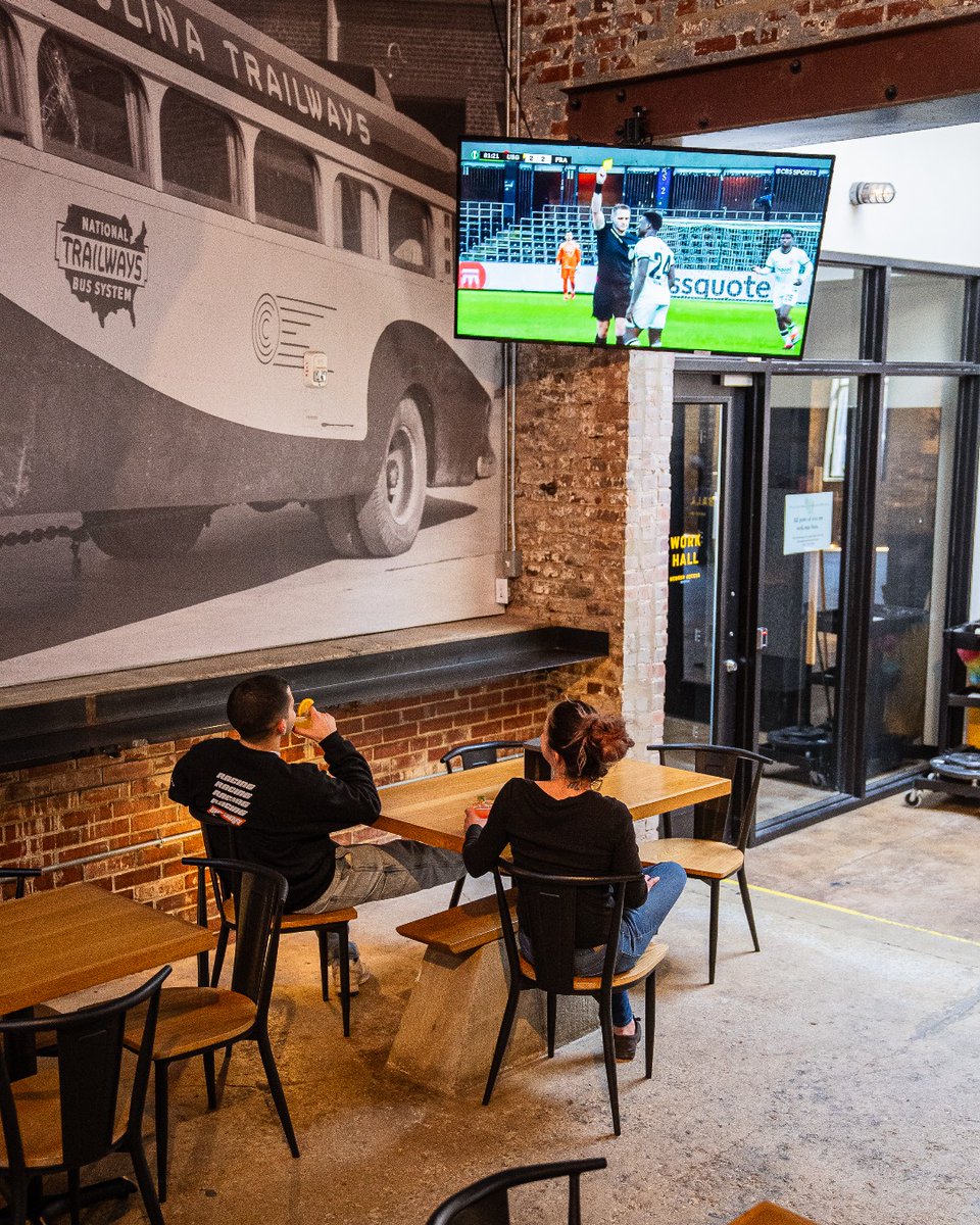 Score big with March Madness at Transfer Co.! 🏀

Watch your favorite top-tier collegiate basketball teams battle it out on the court on our TVs in the Lift Bay! We’ll be streaming games all month long. Don’t forget to grab a drink from the bar and food from the TCo. vendors!