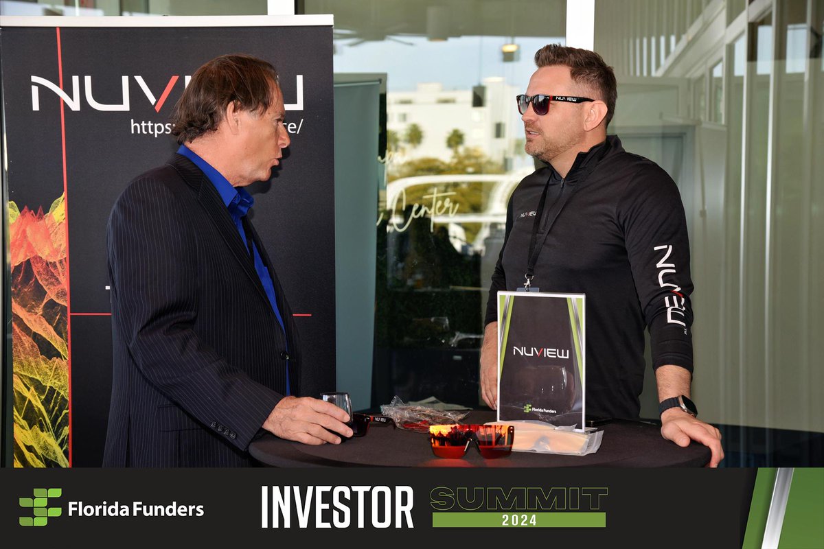NUVIEWspace's tweet photo. It was great to spend time with other members of the start-up community last week at the @FloridaFunders Summit. NUVIEW is proud to be building our company in Lake Nona, FL and it’s been great to have such a vibrant, growing pool of founders and talent that calls this beautiful state home.