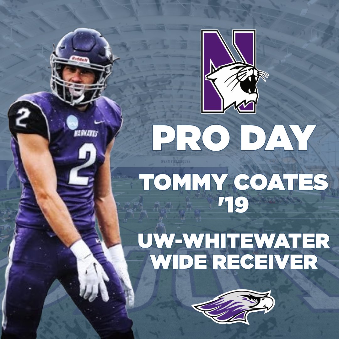 We want to give a huge shoutout to Tommy Coates '19, who participated in Northwestern's Pro Day this morning in preparation for the NFL Draft! 🏈

#MeteorsUnited #GoMeteors☄️