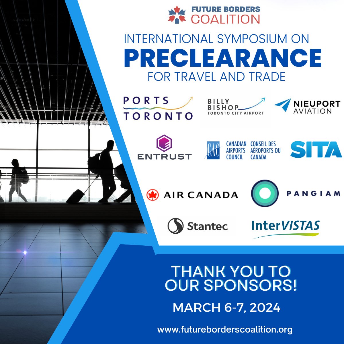 Cross-border travel and trade leaders gathering in Toronto for this important conversation tomorrow (March 7). futureborderscoalition.org/event-details/…