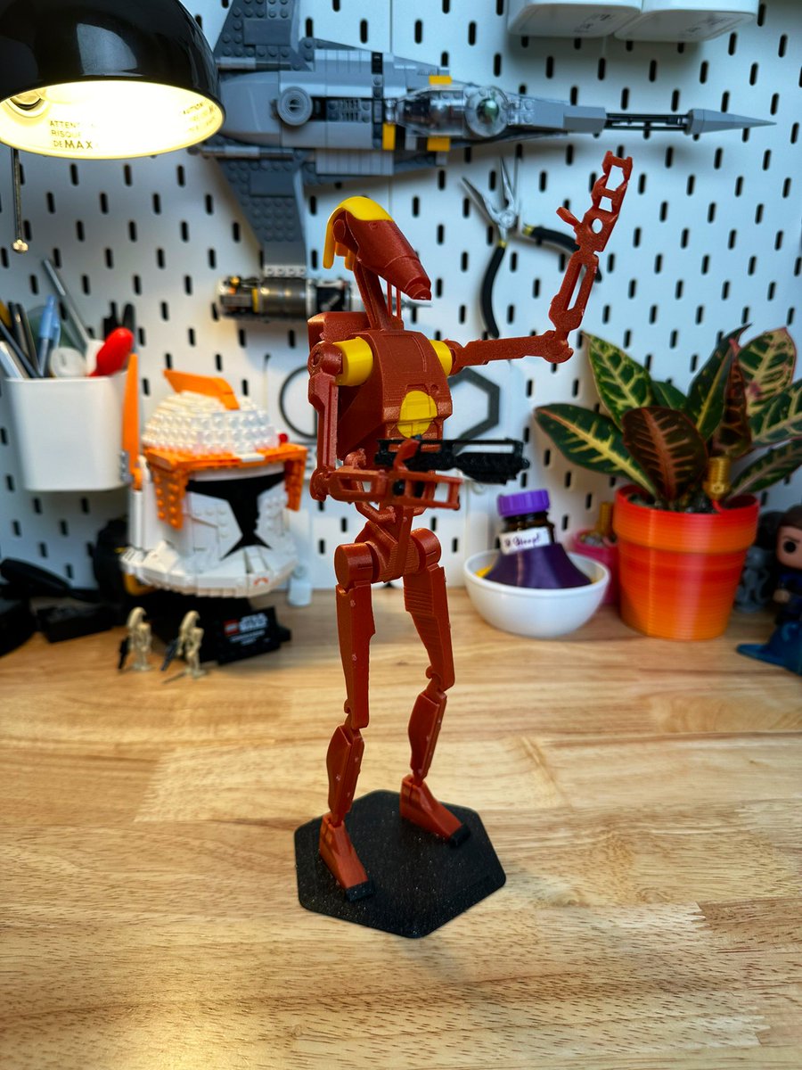 Droid Kit Card Today I printed the Star Wars B1 Battle Droid Kit Card by Willi 3D on ...