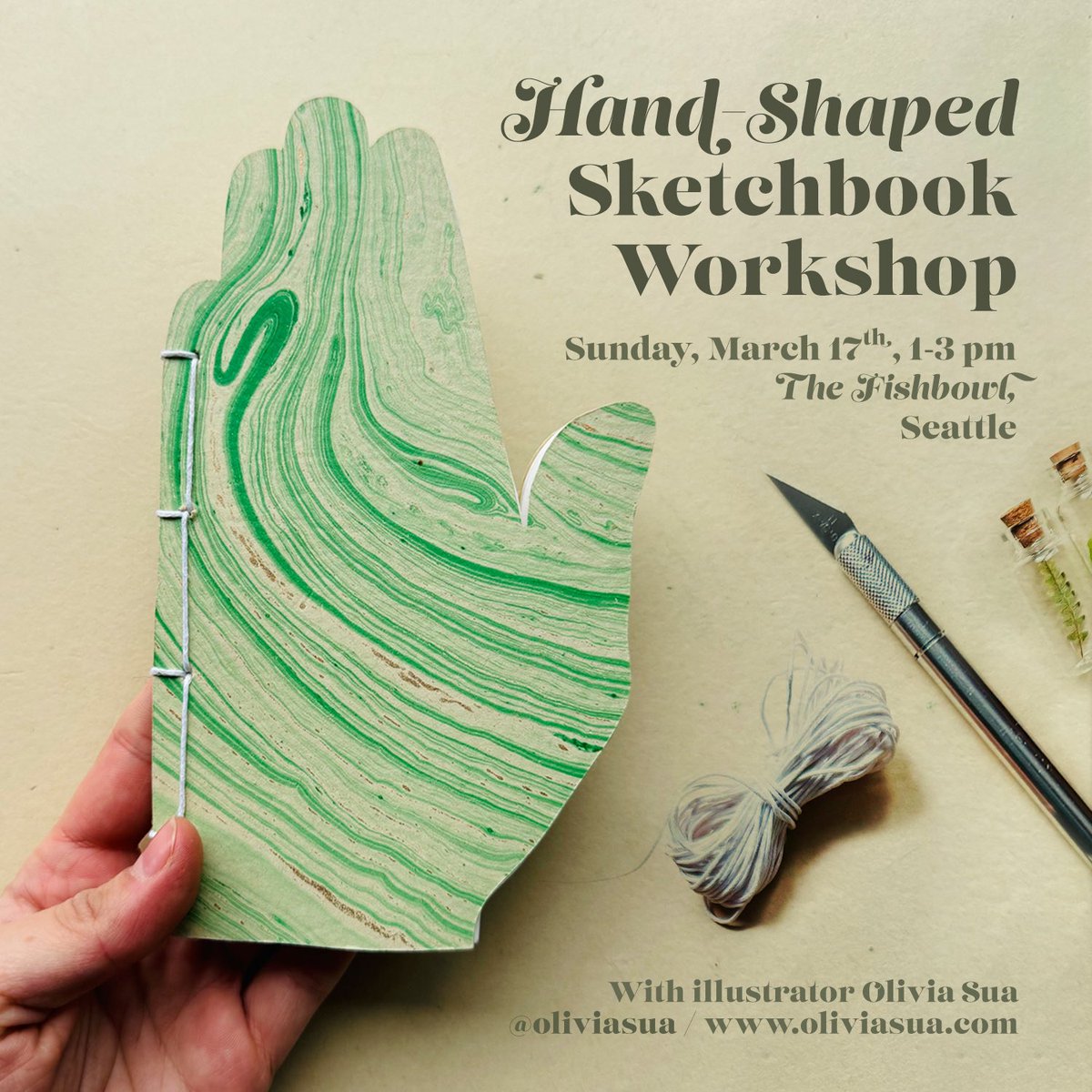 Hand-Shaped Sketchbook Workout
March 17th, 1-3pm at The Fishbowl
Activity is $20, supplies included!

thefishbowlseattle.com/shop/p/62y2twj…

#seattle #seattleevents