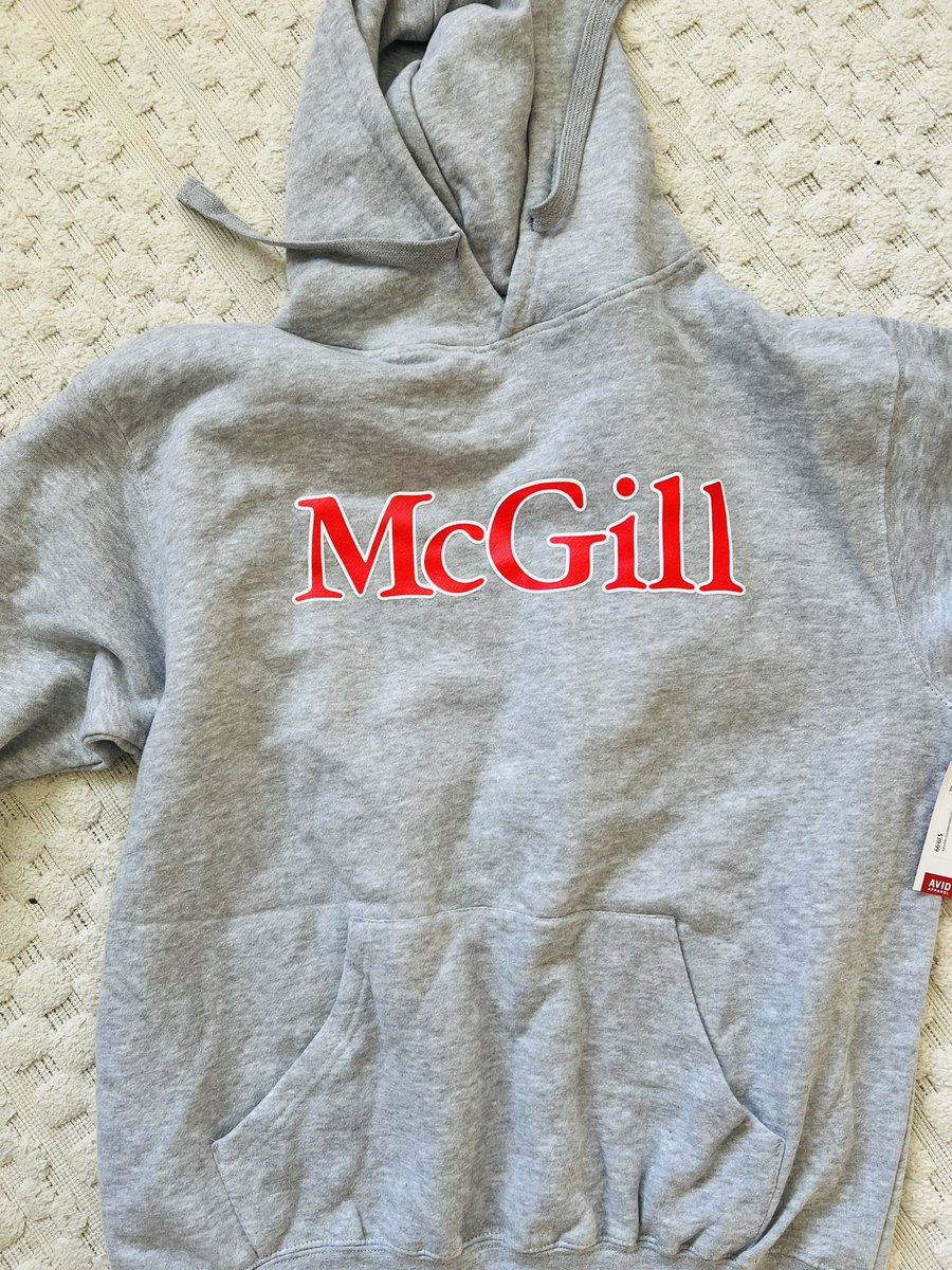 20 years ago I bought my first sweatshirt at uni. It was time to replace. <a href="/McGillAlumni/">McGill Alumni</a>