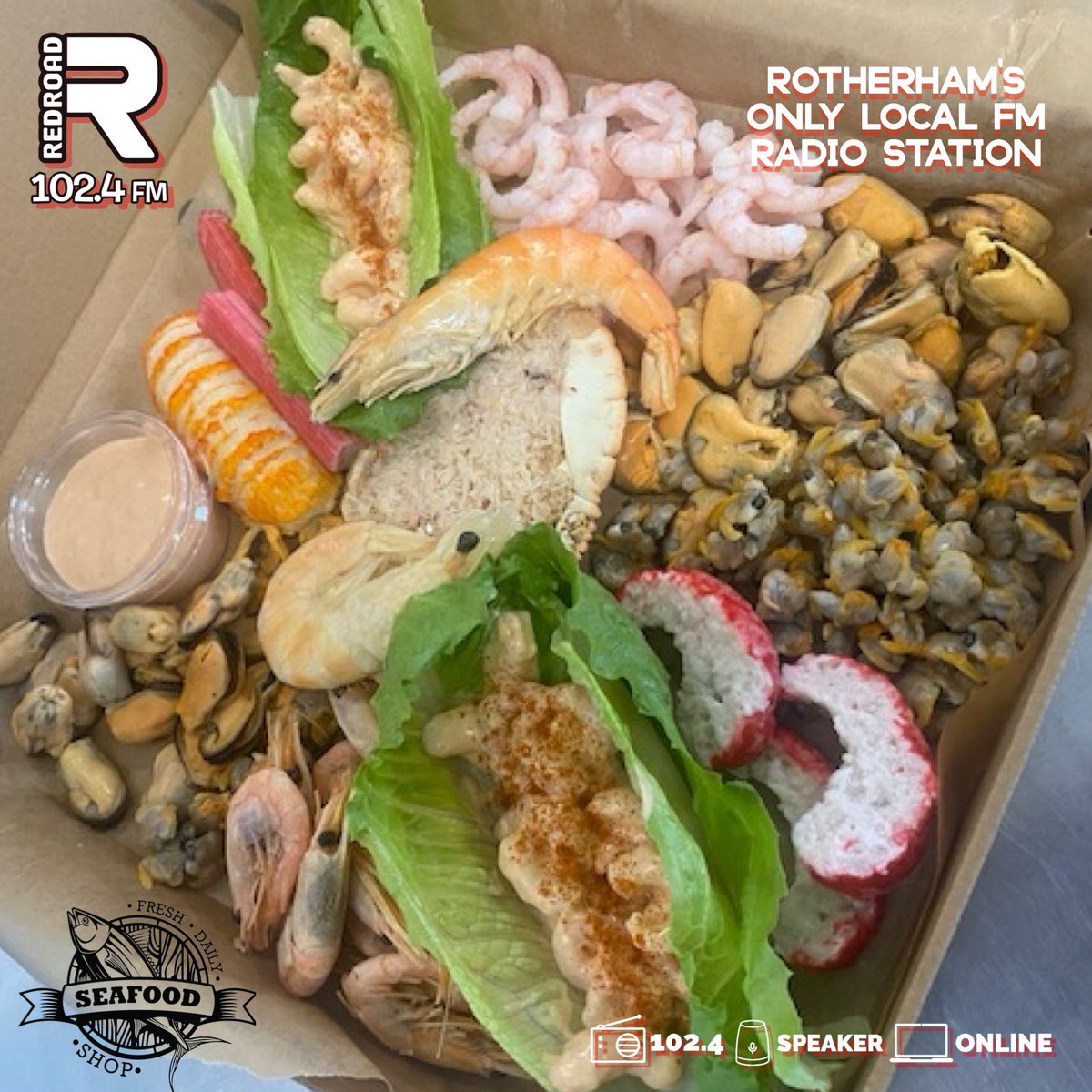🤩 WIN WITH REDROAD FM & TASTE OF SEAFOOD! 🤩 On our Facebook page we are giving you the chance to win a 12” seafood mixed dressed crab platter with Taste of seafood in Renishaw! Click the link below and follow the instructions on the post to enter 👇🏻 facebook.com/share/p/p87Wa2…