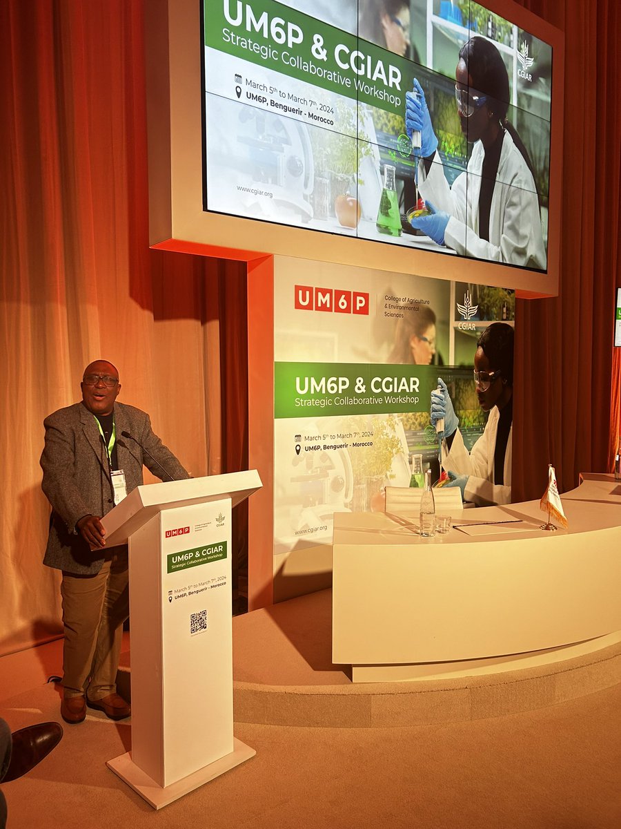 Some interesting discussions this week at the UM6P &amp; CGIAR strategic partnership workshop. Will be interesting to see how this will evolve.