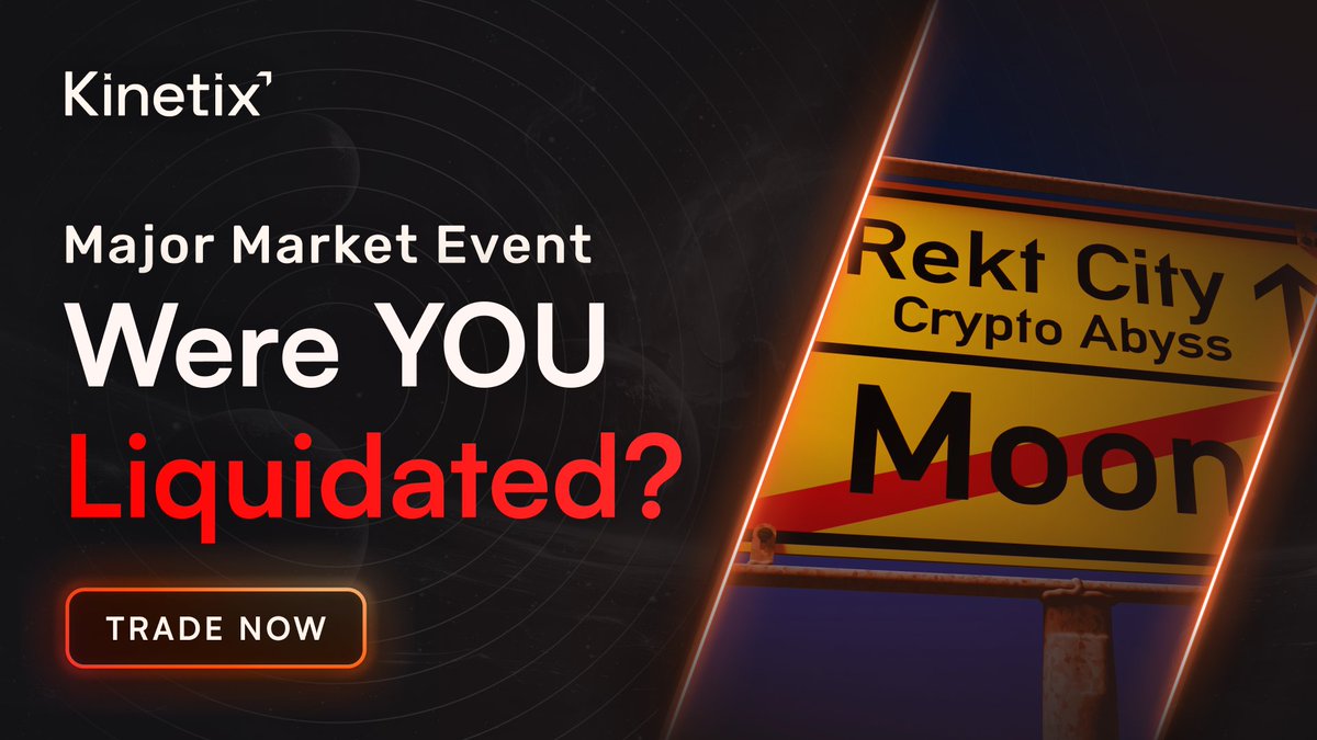 😰 Liquidated? Don't worry – you're not alone. 📜 As the famous adage goes: 'Fool me once, shame on you; Fool me twice, shame on me.' 🫡 🫡 Get back on your feet, soldier. But be smarter this time. Go to Kinetix V2: where champions trade #perps. 💪 kinetix.finance/apps/perpv2?ki…