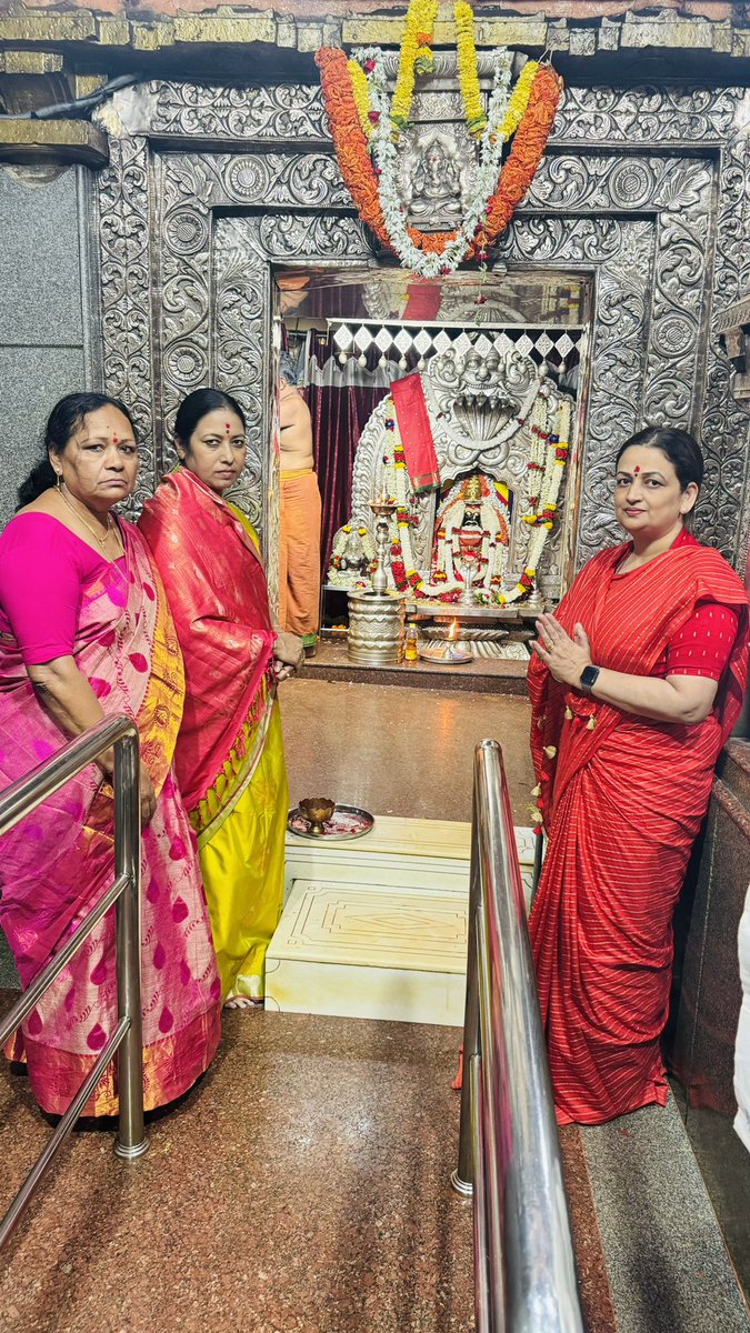 Sought blessings of Yallamma Renuka devi at Soundatti temple today.