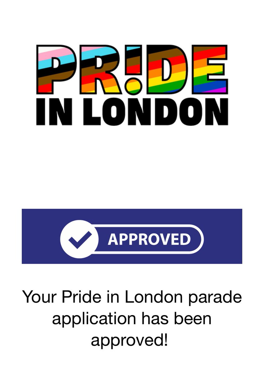 Ooo we’re in it for another year baby!!

We can’t wait to march in this years @PrideInLondon 🏳️‍🌈🏳️‍⚧️🏳️‍🌈🏳️‍⚧️🏳️‍🌈
