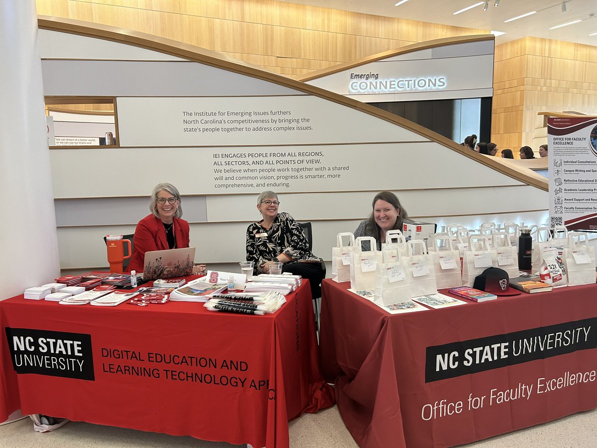 The OFE staff is excited to welcome attendees to the 2024 Conference on Faculty Excellence! #ncstateCFE