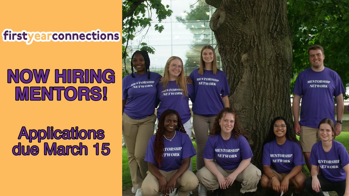 Have you sent in your application to become a First Year Connections Mentor? We are looking for mentors like you to help with students transitioning to @Carleton_u in the fall. Applications due March 15.
carleton.ca/mentoring/beco…