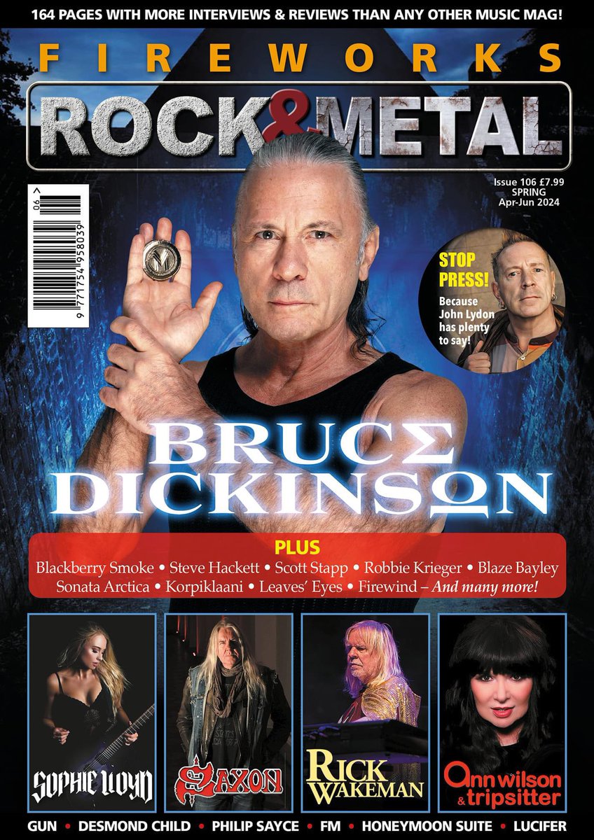 PRE-ORDER Issue #106 from fireworks-magazine.com #rock #metal #rockmagazine #metalmagazine #AnnWilson #Tripsitter