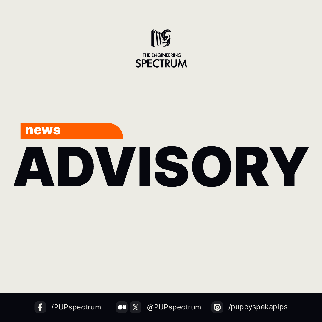 𝗔𝗗𝗩𝗜𝗦𝗢𝗥𝗬 | PUP Administration extended the last day of online enrollment in the PUPSIS until March 27 following the request letter submitted by the PUP Student Council Assembly to the Office of the Vice President for Academic Affairs.

-
Read more bit.ly/3V15RIB