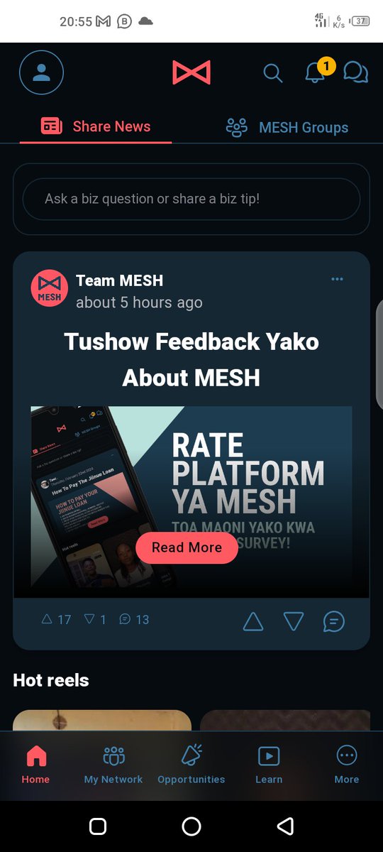 PhilipmoraraArt's tweet image. I&apos;m exploring #meshapp @MESHLIFE254 @MrRightke and so far I like it , it&apos;s a platform I can recommend to a friend