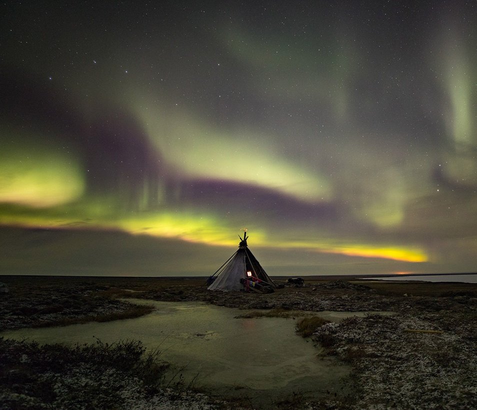 Photographer, anthropologist Alegra Ally accompanied the Nenets seasonal migration, a tradition under threat from climate change, to show the lives of indigenous women in northern Siberian #WomensArt