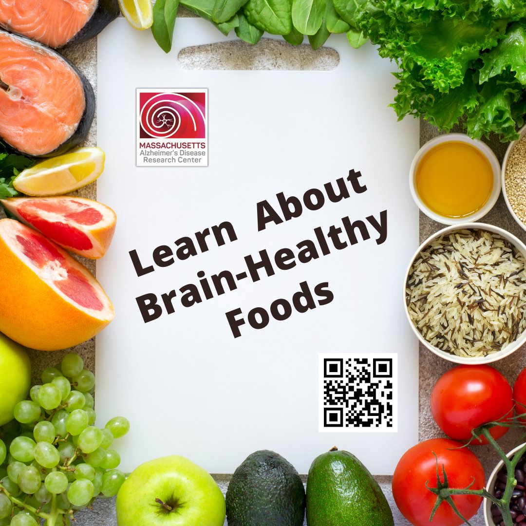 ADRCMass's tweet photo. This #NationalNutritionMonth we encourage you to learn more about a brain-healthy diet. Research shows that eating a Mediterranean-style diet may reduce your risk of developing dementia.  Learn more here: https://t.co/5kYPJioSOx #WeAreMADRC https://t.co/uZ4Kk65yzc