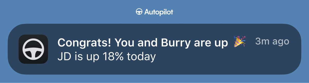 burrytracker's tweet photo. Big win for Burry's portfolio today

$JD is up 18% after posting better than expected Q4 earnings

JD is Burry's second largest holding https://t.co/85ur22pg8V