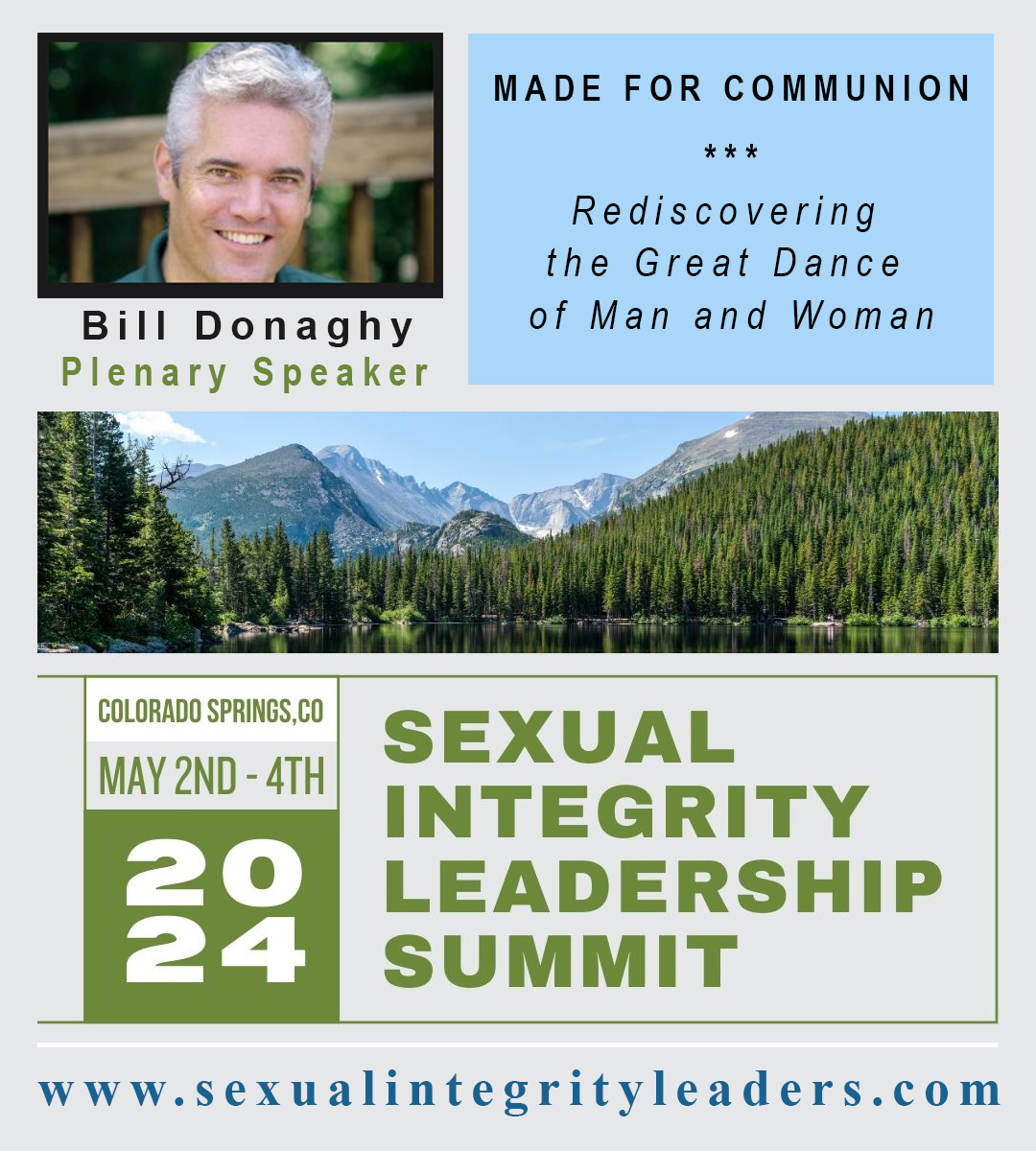 CsasiOrg's tweet image. Meet Bill Donaghy, one of the Plenary Speakers at the 2024 Sexual Integrity Leadership Summit. Check out Bill's blog post on how to talk to children about the big topic of sex: missionmoment.blogspot.com/.../talking-to…...
and join us in Colorado Springs in May! To register: sexualintegrityleaders.com