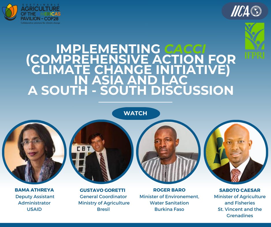 IICAnews's tweet image. 🌍 At #COP28, researchers, policymakers, and practitioners united to enhance #climateactions in #foodsystems.