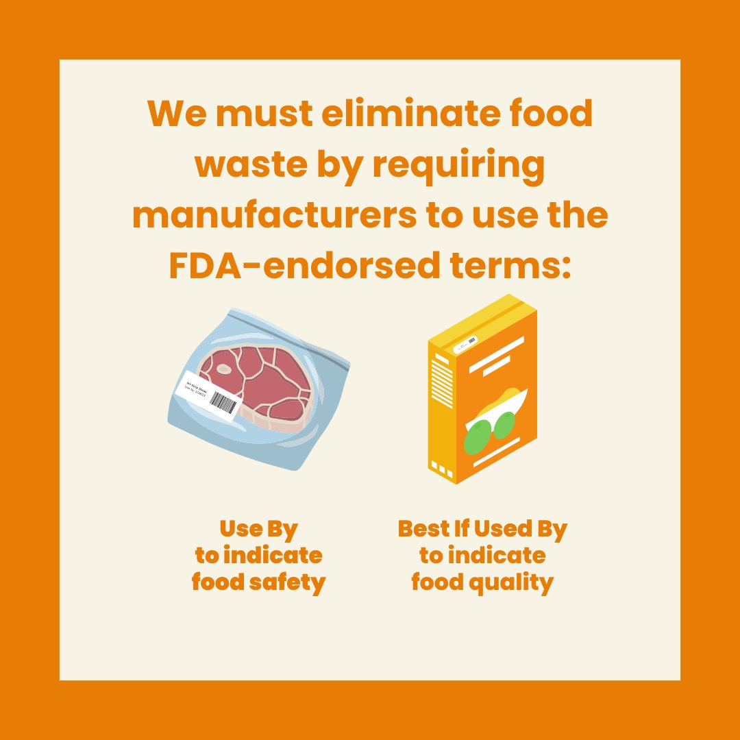 We must eliminate food waste by requiring manufacturers to use standardized date labels #AB660 #AB2577 @ASM_Irwin @NRDC 

Read more about why unclear date labels are leading to unnecessary food waste: fox5sandiego.com/news/national-…