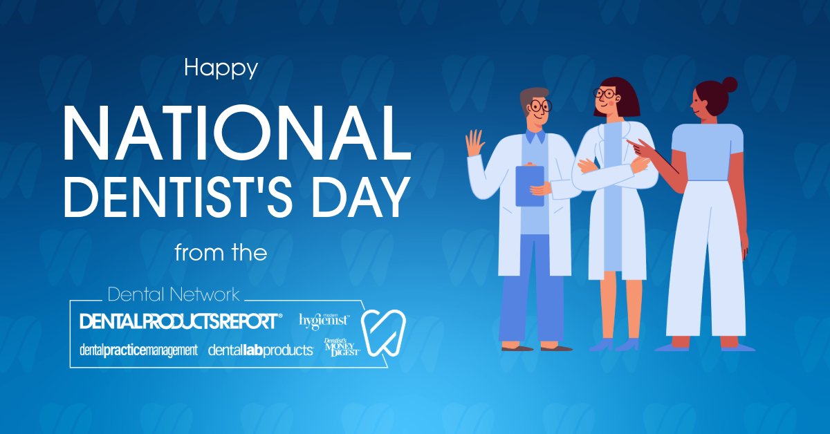 DPR_Magazine's tweet image. 🦷 Happy National Dentist&apos;s Day! 🦷 Today, we celebrate the impact that these professionals have on their patients&apos; lives and applaud their dedication to providing quality oral health care. Thank your dentist today!

#DPR #NationalDentistsDay #Dentistry