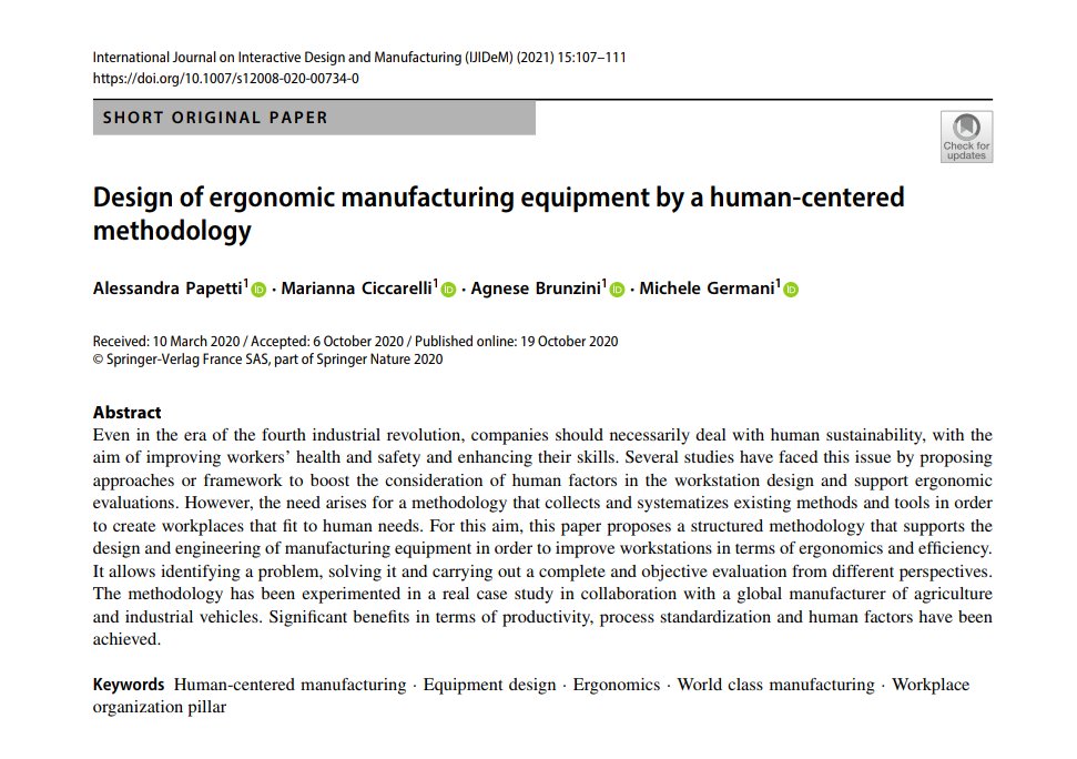 movitsystem's tweet photo. @UnivPoliMarche and @MovitSystem for improving workers' #health and their #safety by Design of ergonomic manufactoring equipment by a human-centered methodology

#ricercascientifica #captiks #movitsystem #motionanalysis #research #workplace #ergonomics

https://t.co/7bqyr4qjMT https://t.co/RhZ7F3Mmmj