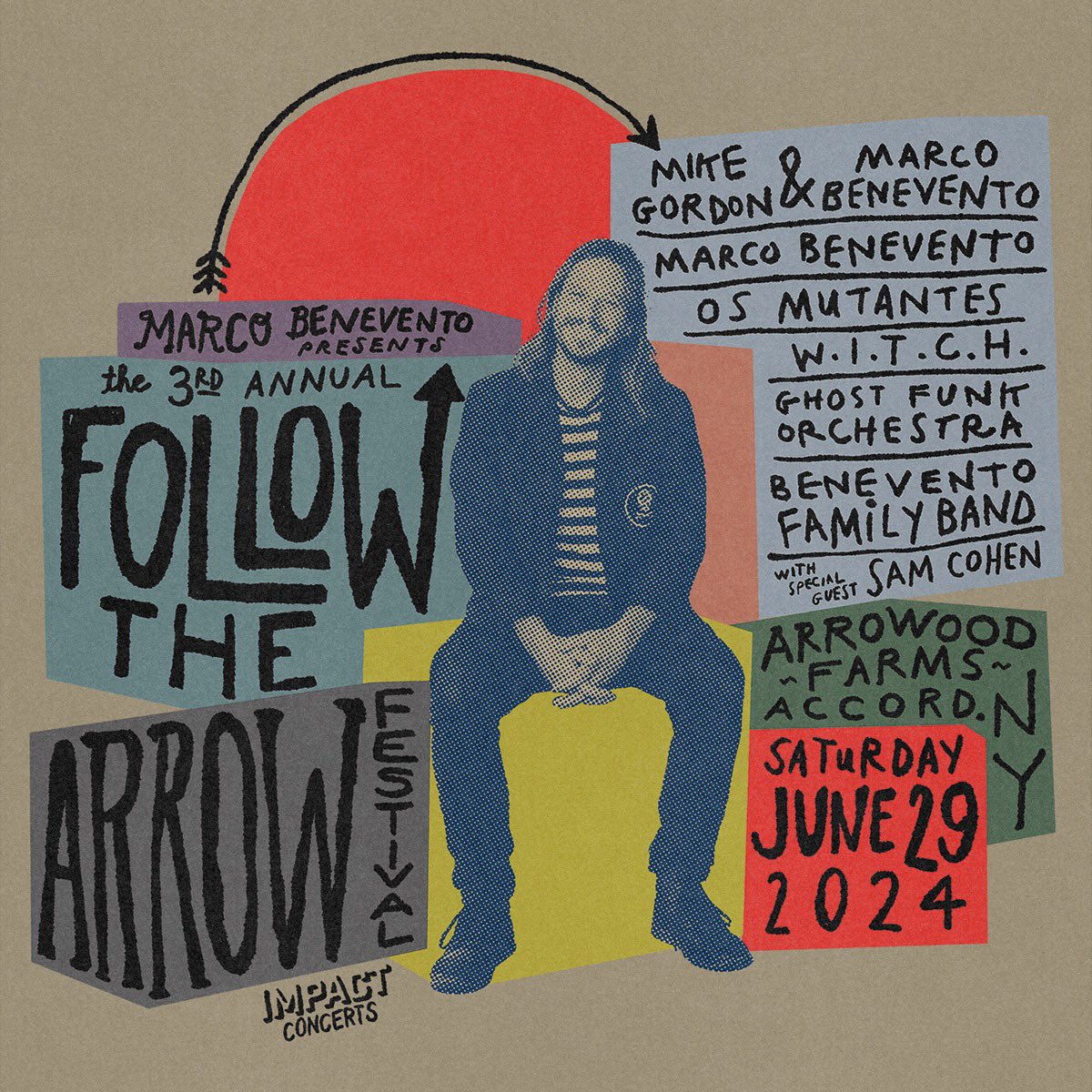 More June happenings. Mike will be joining @MarcoBenevento at the 3rd annual Follow The Arrow Festival Saturday, June 29 at Arrowood Farms in Accord, NY 🏹 Tickets go on sale this Friday 3/8 at 10AM ET 🎫 bit.ly/3T41VnK