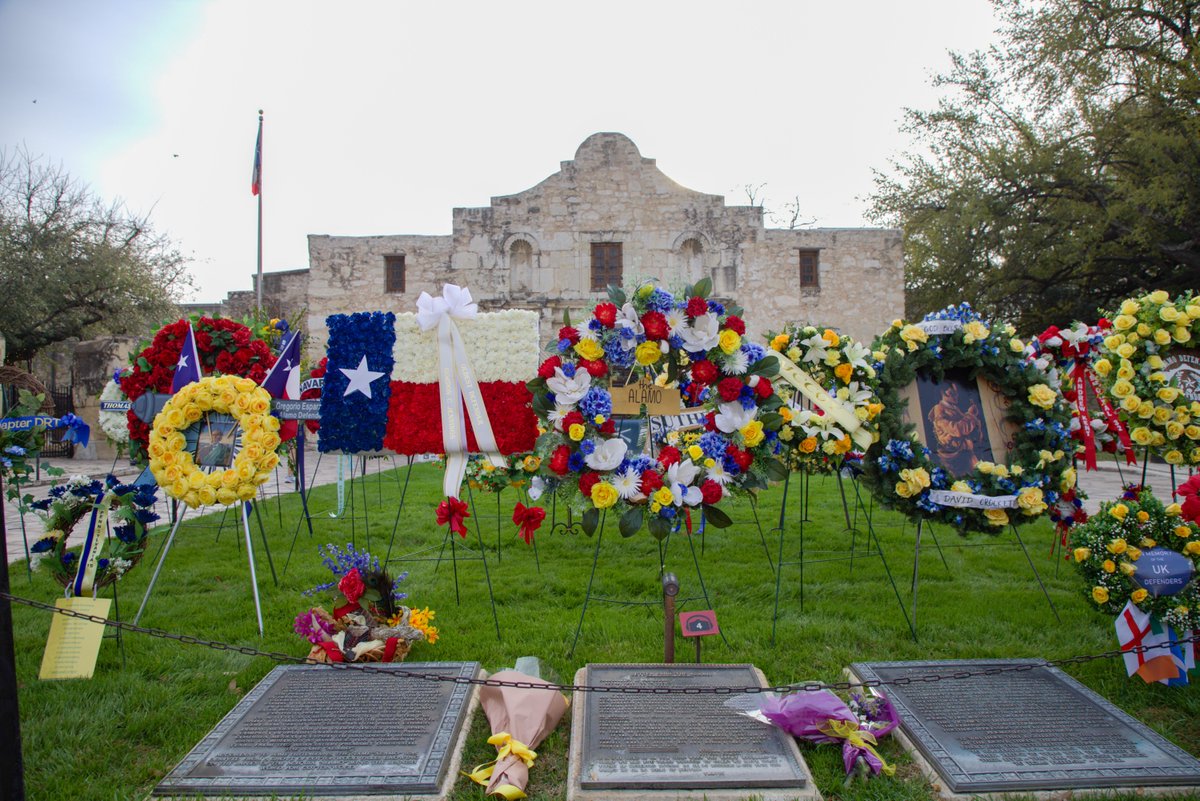 OfficialAlamo's tweet photo. Today marks the 188th anniversary of the fall of the Alamo, a defining moment in Texas history. The bravery and sacrifice of those who fought for freedom and liberty will forever be remembered and honored. Remember The Alamo. https://t.co/BrBBviFYlD
