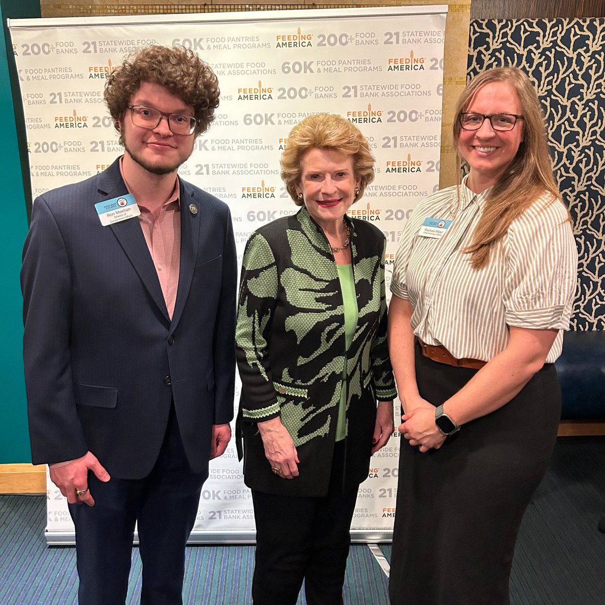FoodBankofAK's tweet photo. On International Women's Day, we celebrate women's contributions & successes in various fields. @SenStabenow has championed #WIC,
#SNAP, & many other food security & anti-hunger
policies for decades. We were elated to hear her speak at the @feedingamerica #foodbankflyin in DC. https://t.co/d1wJ2xkKv2