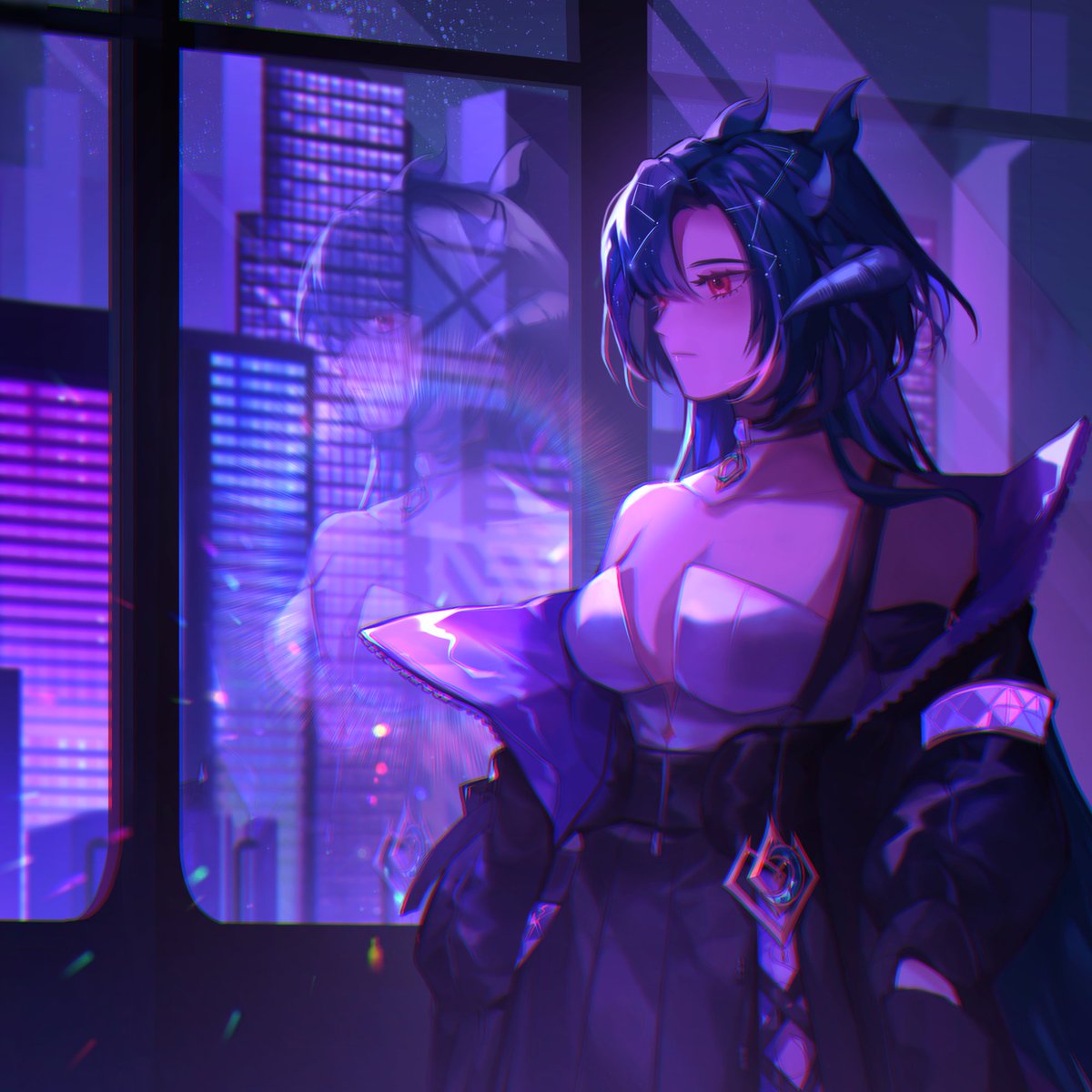 viennavtuber's tweet photo. Heya! Fully DMCA/Stream safe music drop here!✨

Finally able to release this cyberpunk album I'd been working on with @brewcanoemusic! 

ISOLIGHT
➡️https://t.co/PtHr4NzM9s

"Isolight is a cyberpunk inspired instrumental album that tells the story of Vienna's adventures in her harsh futuristic dystopia. Fighting to survive, and learning what it means to be human"

Cover art by @vt_tai