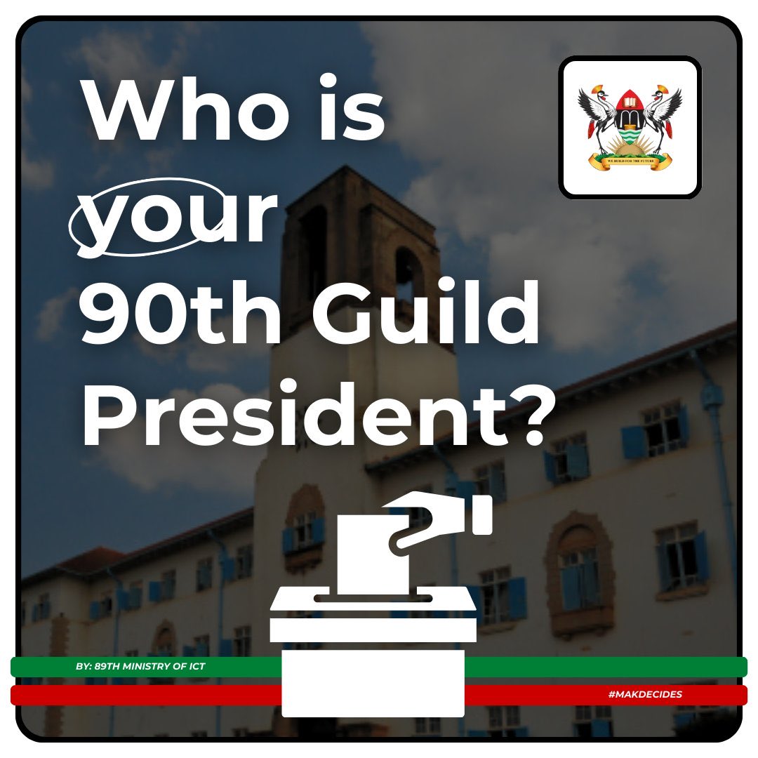 A few hours left to the @Makerere Guild Presidential Election. Taking place on 7th March 2023 till 5:00pm. Please have your details ready and exercise your voting right. May the best candidate win.