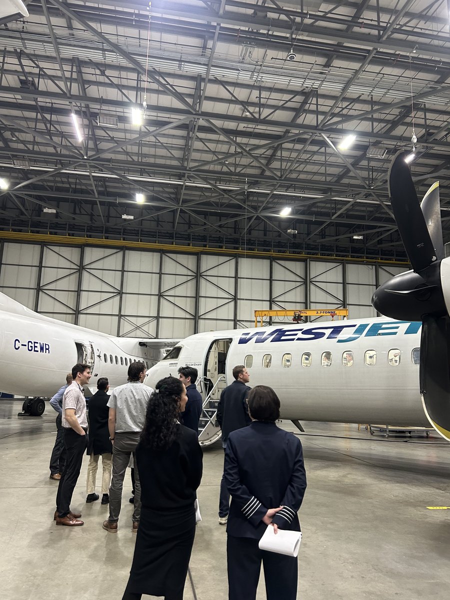 Excited after hosting pilot student open house w/ dynamic panels, simulations & hangar tours. Thanks MRU, Springbank, & Super T students! Next-gen pilots take flight! ✈️ #AviationFuture