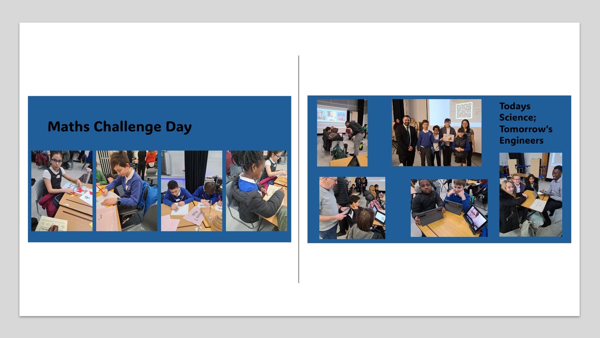 P6 have been on several visits to @staugustineshs this term to participate in some super transition events.