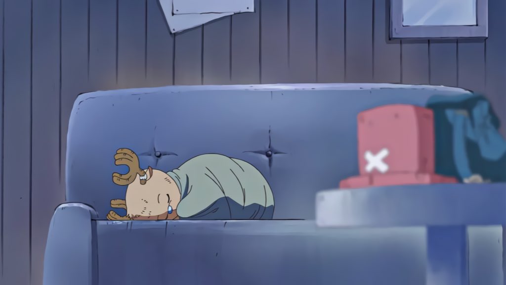 strawhats's tweet photo. Sleepy Chopper https://t.co/iEAcByDjrt